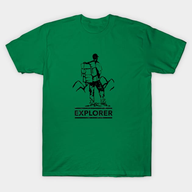 Explorer Hiking and Adventures T-Shirt by Shannshann99